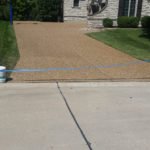Sealed driveway after